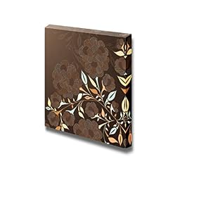 Brown Floral Pattern