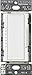 Lutron Maestro Digital Dimmer Switch for Incandescent Bulbs, 600-Watt Single-Pole/Multi-Location, MA-600-WH, White
