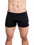 Eros Sport Core Vibe, Yoga Cross Training Short, Black w/Blue Stitching