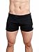 Eros Sport Core Vibe, Yoga Cross Training Short, Black w/Blue Stitching