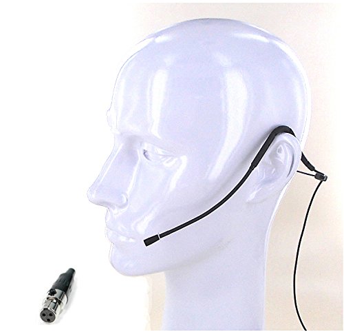 AV-JEFE AVL623 Black Color Professional Mini Sweat Resistant Headset Microphone for AKG Wireless Systems