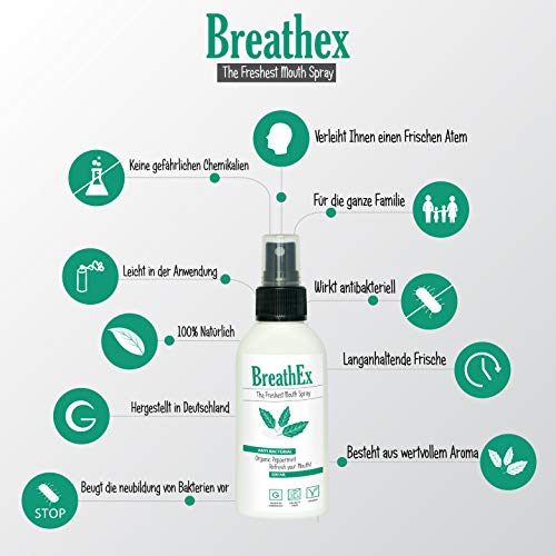 image for The Freshest Mouth Spray by BREATHEX | 100ml | Natural & Fresh Breath 