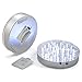 KITOSUN 6inch Under Vase LED Base Light 31pcs LED Bulb 3aa Battery Operated for Home, Events, Wedding, Celebrations Centerpiece Under Vase Lighting (6inchX1.4inch, White LED)