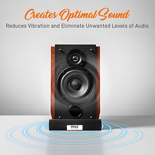Pyle Sound Dampening Speaker Riser Foam Audio Acoustic Noise