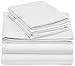 Amazon Brand – Pinzon 400-Thread-Count Egyptian Cotton Sateen Pleated Hem Sheet Set - Full, Cloud