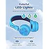 iClever-Kids-Bluetooth-Headphones-Colorful-Lights-Headphones-for-Kids-with-MIC-Volume-Control-Childrens-Headphones-Foldable-on-Ear-for-SchoolTravel iClever Kids Bluetooth Headphones, Colorful Lights Headphones for Kids with MIC, Volume Control, Childrens Headphones…