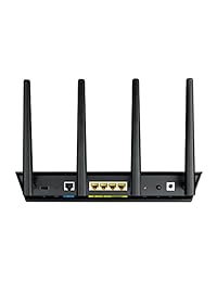 ASUS wireless ac3100 de correa dual Gigabit Router (rt ac88u), Negro