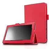 Infiland NeuTab N7 Pro 7'' / NeuTab N7S Pro 7'' case, Folio PU Leather Slim Stand Case Cover for NeuTab N7 Pro 7 / NeuTab N7S Pro 7 inch Quad Core Google Android Tablet , Red