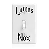 Lumos Nox Light Switch Decal Sticker Funny Harry Potter Parody Wall Decal