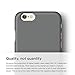 elago iPhone 6S Case, [Slim Fit 2][Soft Feel Dark Grey] - [Light][Minimalistic][True Fit] – for iPhone 6/6S