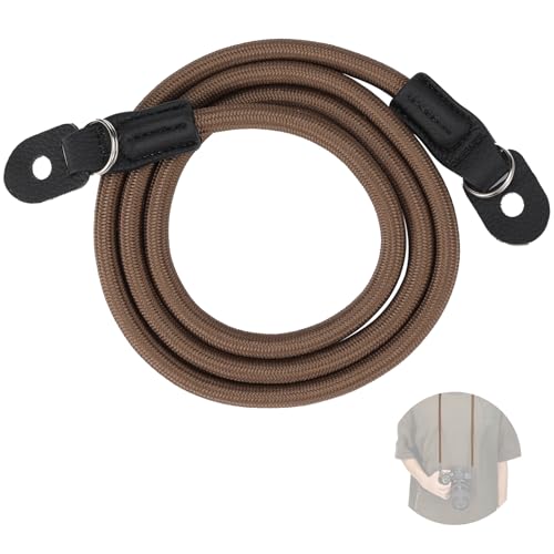 NEEWER Camera Shoulder Strap, Nylon Climbing Rope Neck Strap with Keyrings and Protective Flaps for DSLR& Mirrorless Camera