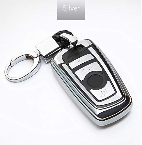 Detached Soft TPU Key Protection Cover Case + Keychain for BMW Beemer 520 525 f30 f10 F18 118i 320i 1 3 5 7 Series X3 X4 M3 M4