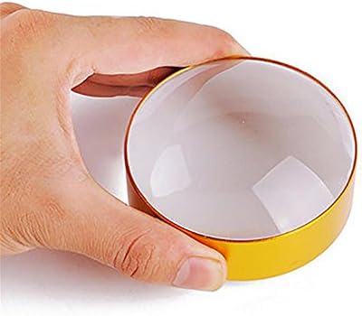 G&amp;M LED Magnifier Handheld Magnifying 75MM 6X Magnifying Glass High-Definition Optical Text Mirror Mirror Read To See Map