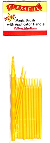 FLXM929005 Flex-I-File Magic Brush with Applicator Handle - Yellow Medium
