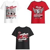 Bioworld Five Nights at Freddy’s Racing Boy’s 3-Pack Crew Neck Short Sleeve T-Shirt Set