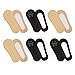 HBY  Loafer Liner Womens Casual No-Show/None Slip Hidden Socks, 6 pairs
