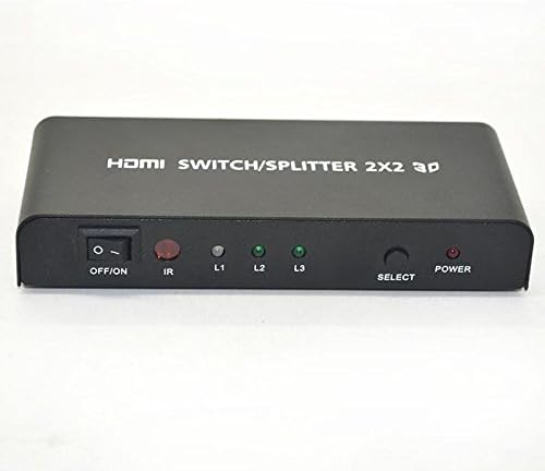 Sheng Tang 2x2 HDMI Splitter 2 in 2 out HDMI Matrix Support 3D, 1080p V1.4a