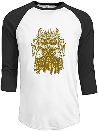 Bring Me The Horizon OWL Men Plain Raglan T Shirt 3/4 Sleeve Print