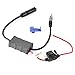 Vehicles Car Radio FM Antenna Signal Amplifier Booster for Both AM and FM Radio Stations