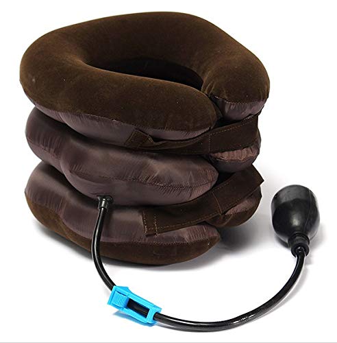 AOL Air Inflatable Pillow Cervical Neck Head Pain Traction Support Brace Mobility Device