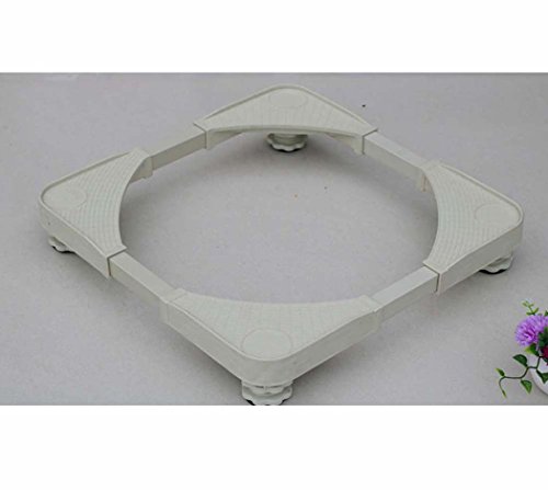 Click Here to See More Images DSHBB Washing Machine Base,Multi-Function Trolley Washing Machine Base, Stainless Steel Bracket for Washing Machine/Refrigerator/Dryer/Cabinet