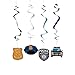 My Family Gift Shoppe Police Party Supplies Policeman Policewoman Birthday Party Tableware Bundle Set Includes Tablecloths, Plates, Napkins, Cups, Plus More for 16 Guests