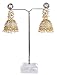 MUCH-MORE Bollywood Ethnic Fashion Gold Tone Faux Pearl Polki Bali Jhumki Earring Indian Traditional Jewelry For Women (6360) B