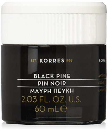 Korres Black Pine Antiwrinkle Firming and Lifting Day Cream for Dry/Very Dry Skin, 2.02 Ounce