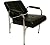 LCL Beauty Contemporary Automatic Recline Shampoo Chair with Steel Frame & Cross-Hatch Stitch Design