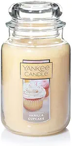 Vanilla Cupcake Large Jar Candle,Fresh Scent