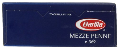 Barilla Pasta, Mezze Penne, 16 Ounce (Pack of 4)