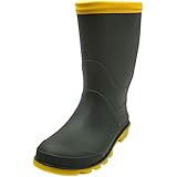 WBuffalo Kid's Rain Boot Rubber Rain Shoes Pure Color Fit for Boys Girls