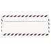 JAM PAPER #10 Airmail Envelopes - 4 1/8 x 9 1/2 - White - 25/Pack