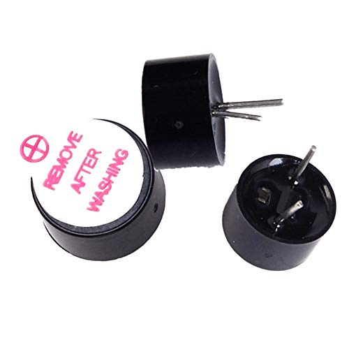 10pcs Mini Active Buzzer Alarm Sound Speaker 3V 3.3V 9 5.5mm Continuous Beep Small 9 x 5.5mm Remove After Washing