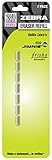 Zebra Eraser Refill, Fits Frisha Automatic, Jimnie, Jimnie Clip & M-301 Ultra, White, 7 Pack (83711)