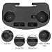 Zero Gravity Chair Table Tray Clip On Side Holder for Camping Beach Fishing Garden Pool Outdoor Activity with Snack Holder Mobile Device Slot for iPhone and 2 Cup Holders for Shallow Coffee Mug