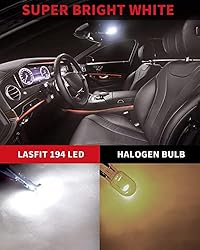 LASFIT 194 LED Bulb 6000K White, T10 168 2825 W5W