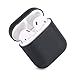 Teyomi Airpod Case Airpods Case, Protective Silicone Cover Skin with Sport Strap for Apple Airpods Charging Case(Black)