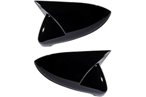 Astra Depot Rearview Mirror Covers Driver Passenger Side Door Caps Replacement for 2014-2019 VW Golf MK7 MK7.5 GTI GTD R (Glo