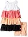 Burt's Bees Baby Baby Girls' Organic Ruffle Dress and Bike Short Set, Multi, 6-9 Months