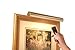 Cordless Picture Light Remote Control Antique Brass – 18