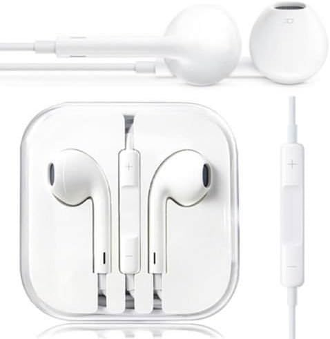 Amzing Stereo Hands-Free Mini Size Headsets with Mic and Sound Controller 3.5mm Jack for All Android (White)