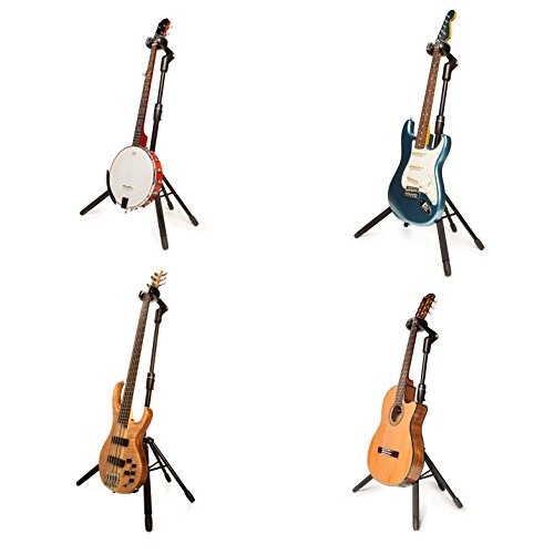 D&A Guitar Gear Starfish+ Active 5-Legged Locking Head Full Size Guitar Stand for Electrics/Acoustics with Necks up to 2-1/8” (SS-0102)