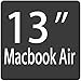 Macbook Air 13(13.3) Inch Case, Lecxci [Strong Heat-release] Genuine Leather Book Cover Sleeve Case for Macbook Air 13 Inch with Stand (13.3 Inch Black)