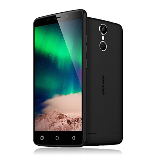 LESHP 5.5 Inches HD Eight Core 4G Mobile Phone 3GB RAM 32G ROM 16 MP Rear Camera Dual Sim Card (Black)