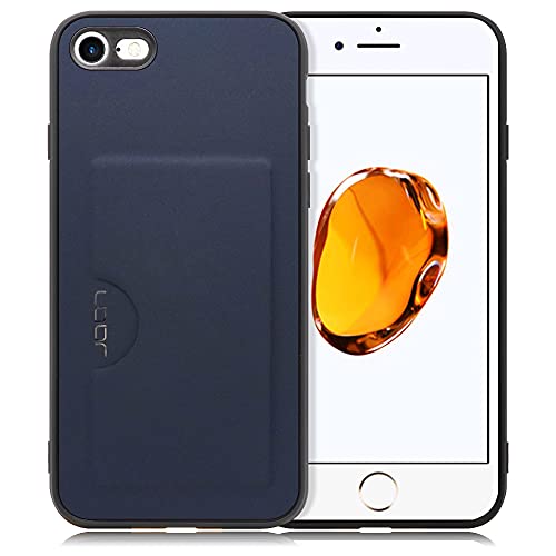 LOOF Skin Slim-Slot iPhone7 / 8 / SE (第2/3世代) 用 ケース カバー カードポケット カード収納 カード 背面 スマホケース スマホカバー 背面カード収納[ネイビー] の商品画像