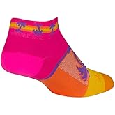 SockGuy Women's Bombshell Classic 1-inch Cycling/Running Socks, Small/Medium