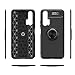 Honor 20 Pro Case,360° Rotating Ring Kickstand Protective Case,Silicone Soft TPU Shockproof Protection Thin Cover Compatible with [Magnetic Car Mount] for Huawei Honor 20 Pro Case (Black/Black)