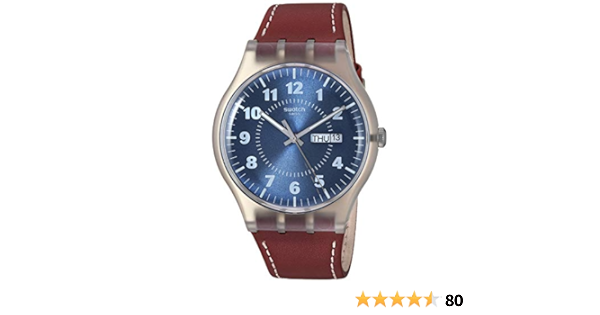 Amazon.com: Swatch Vent Brûlant - SUOK709 Marrón Talla única : Ropa,  Zapatos y Joyería