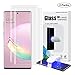 1st Guard [2 Pack] Galaxy Note 10 Plus Screen Protector,Fingerprint Reader Full 3D Curved Edge Coverage Tempered Glass HD Clear Case Friendly for Samsung Galaxy Note 10 Plus and Note 10+ 5G